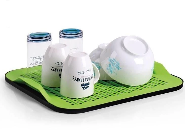 Camp4 Rollbare Geschirrmatte, 38x36cm, Grün/schwarz – Bild 2