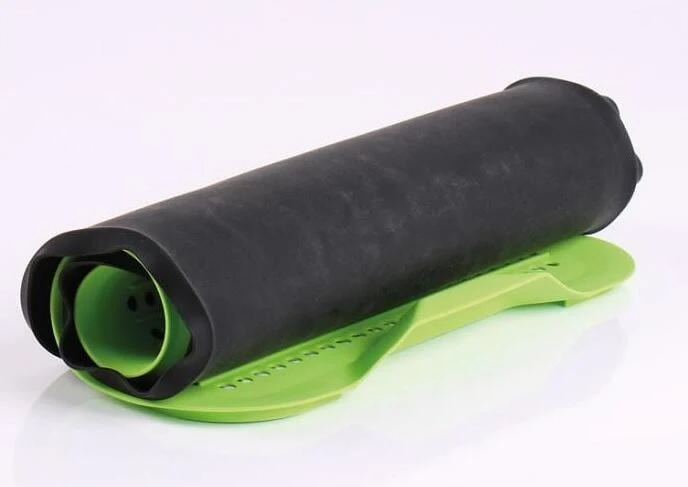 Camp4 Rollbare Geschirrmatte, 38x36cm, Grün/schwarz – Bild 3