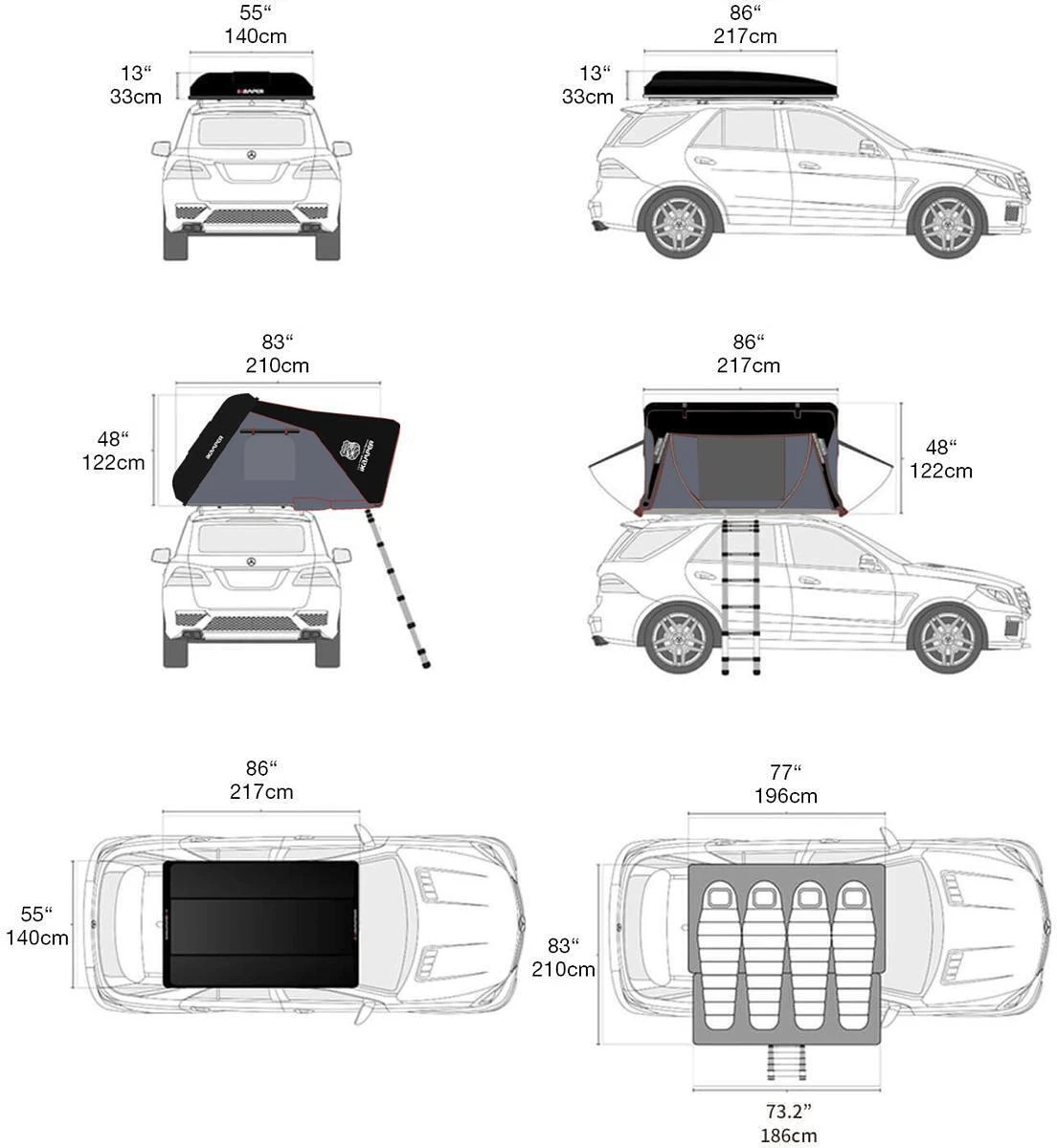 IKamper Skycamp 3.0 Dachzelt Mit Hartschale – Bild 13