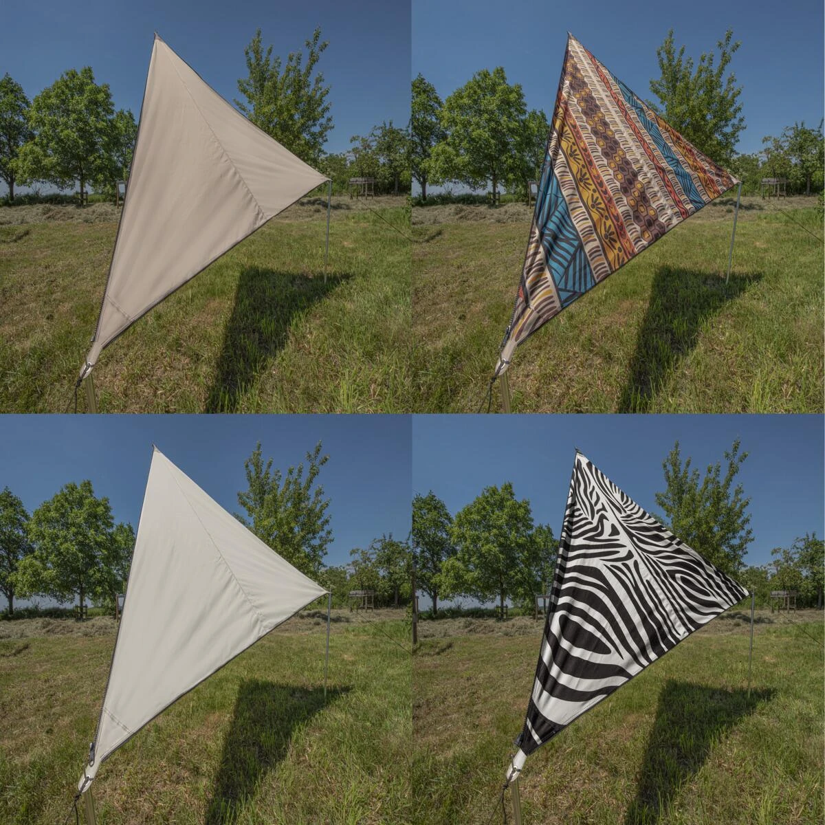 Bent TC-Zip Canvas Single Verbindbares Sonnensegel