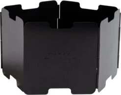 Vargo Aluminium Windschutz, Schwarz