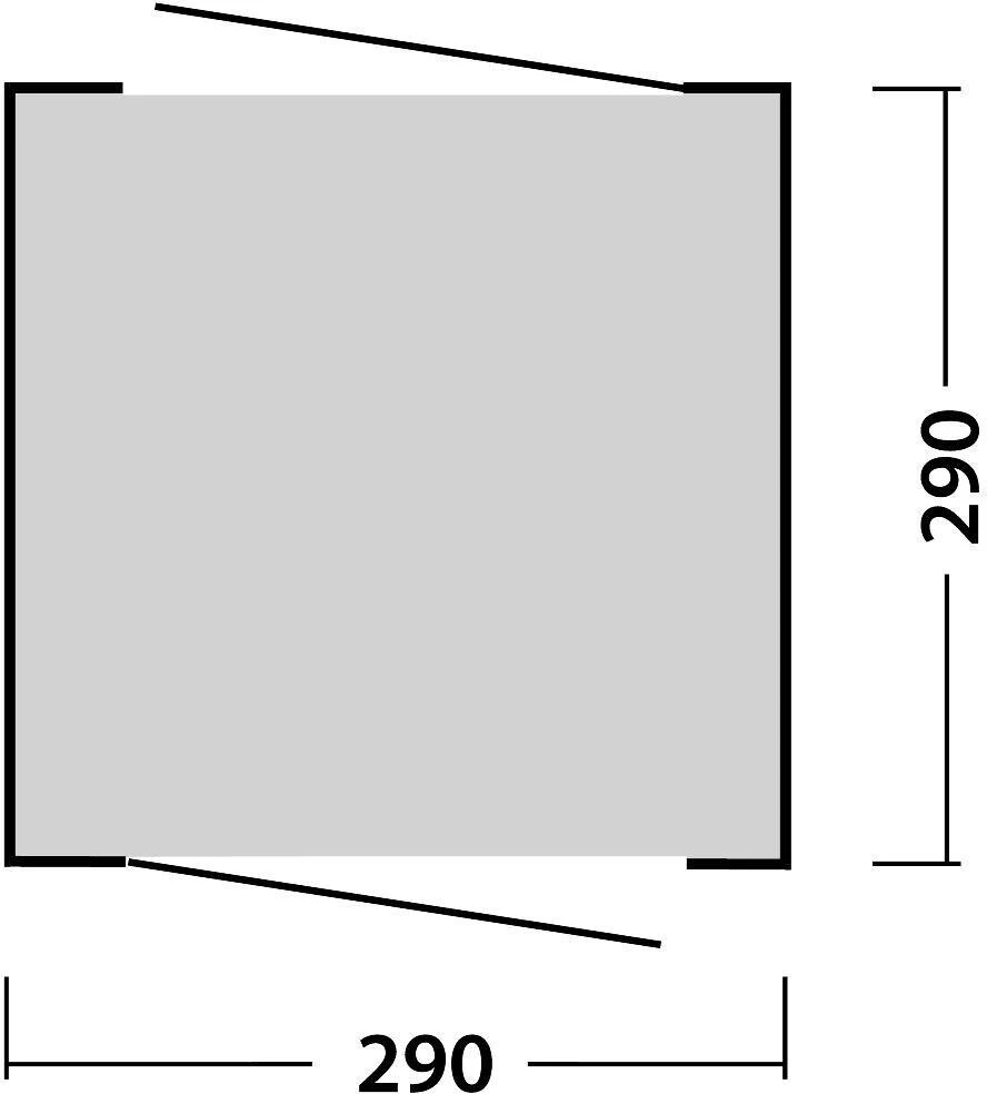 Easy Camp Daytent Zelt, 200x290x290cm, Grau – Bild 6