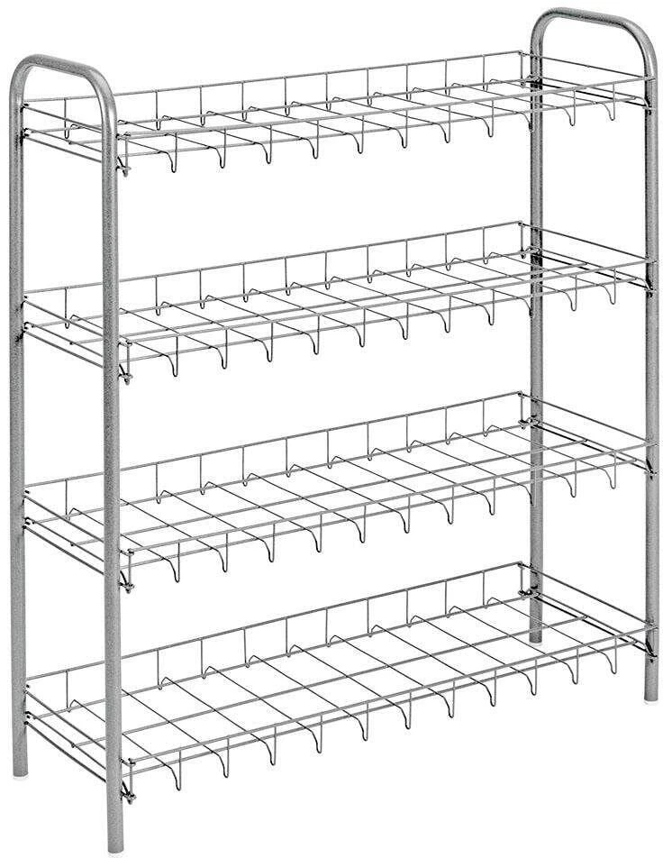 Metaltex Schuhregal Mit 4 Etagen, 64x23x80cm