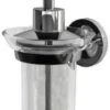 Round Seifenspender, 99x125x118mm, Verchromt