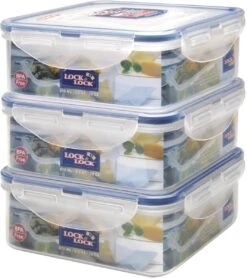 Lock & Lock Lock&Lock Classic Vorratsdose, 870ml, 3er-Set