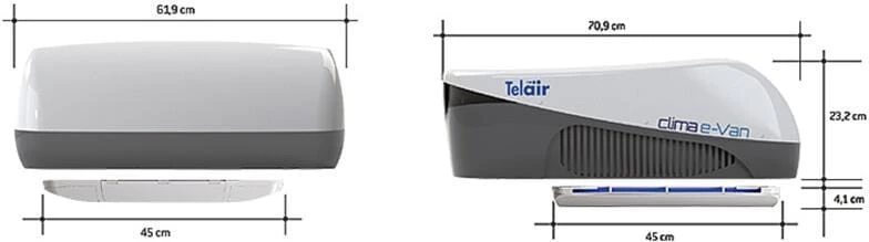 Telair Clima E-Van Dachklimaanlage, Inkl. Luftverteiler, Mit Heizfunktion – Bild 4