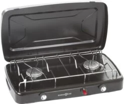 Brunner Phoenix Gaskocher, 2-flammig, 50mbar, Ohne Zündsicherung
