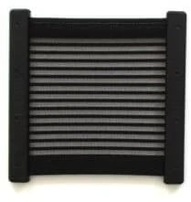 KiiPER Komplettset Ablagenetz, Schwarz Liniert