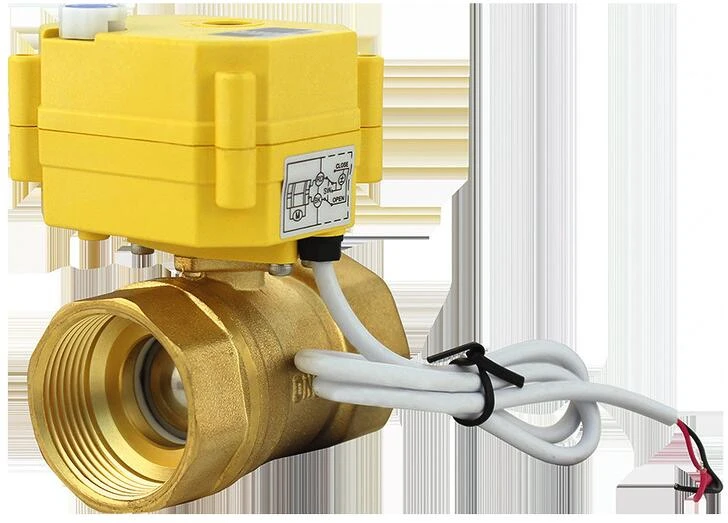 LILIE Elektrisches-Kugelhahnventil-System, 1 1/4", Messing – Bild 2