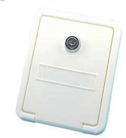 Lilie Einfüllstutzen Mit Verschließbarer Klappe Weiß