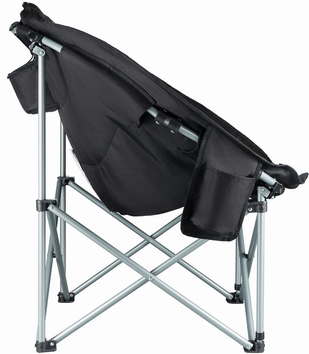 KingCamp Deluxe Moonchair, Schwarz/grau – Bild 2