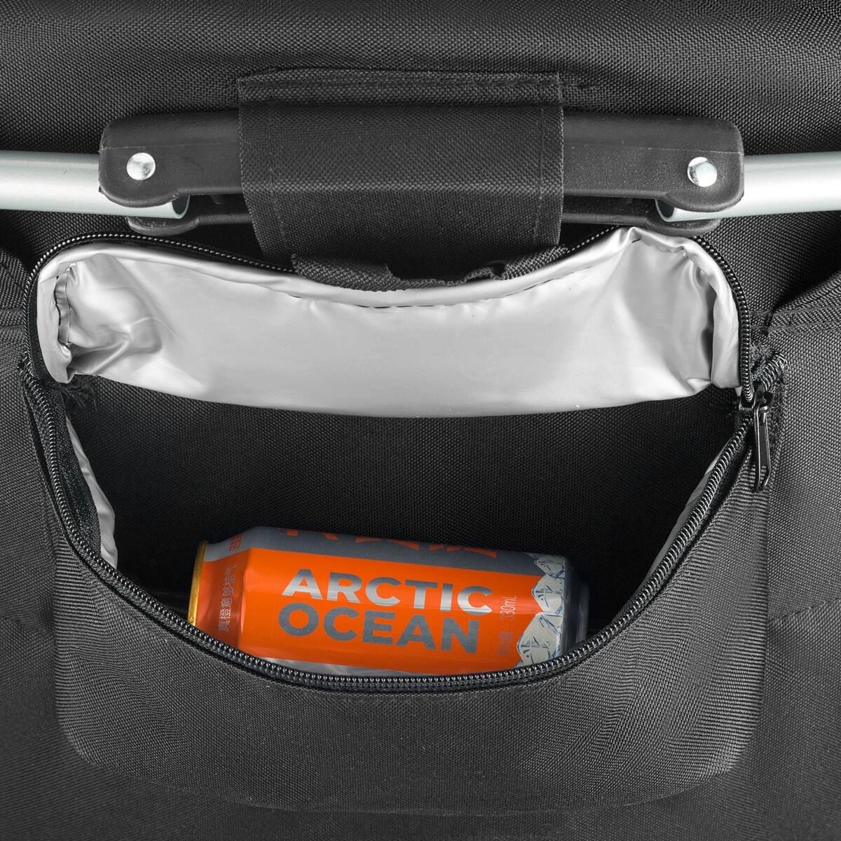 KingCamp Deluxe Moonchair, Schwarz/grau – Bild 4