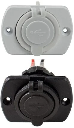 AS-Schwabe Caravan USB-Doppeleinbaudose 12V