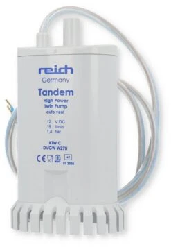 RK Reich Tandem Power-Tauchpumpe, 12V, 19l/min, 1,4bar