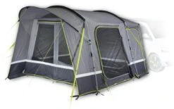 High Peak Riva 2.0 Bus-Vorzelt, 320x365cm, Hellgrau-dunkelgrau-lime