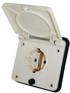 HABA Außensteckdose 230V, Creme