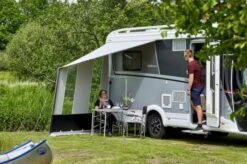 Isabella Cosy Corner Levo Sonnenvordach, 230x210 Cm, Grau