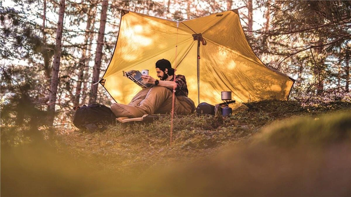 Robens Odyssey Wing Tarp, 240x280x320cm, Grün – Bild 3