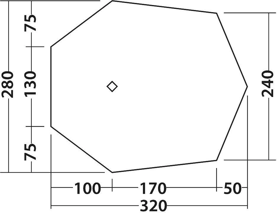 Robens Odyssey Wing Tarp, 240x280x320cm, Grün – Bild 9