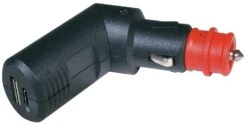 Pro Car Winkelbarer Doppel-USB-C/A-Ladestecker, 3,6A, 12 V
