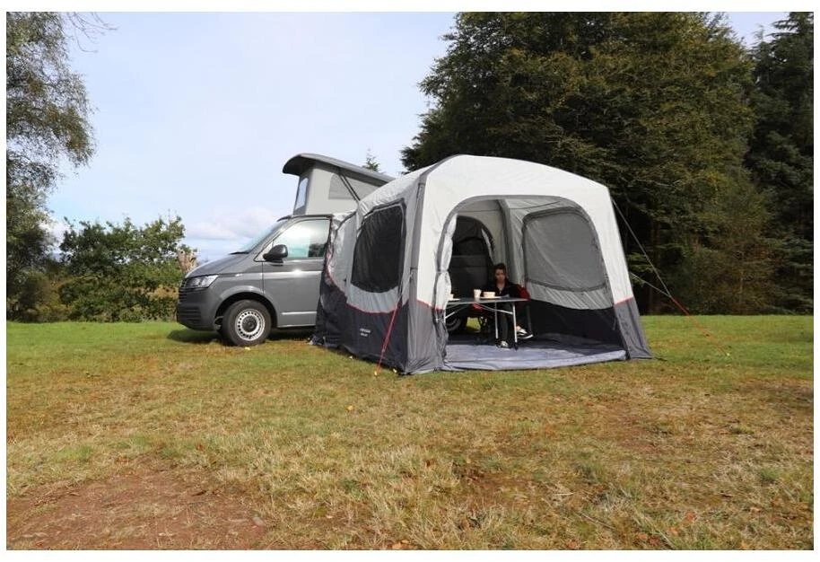 Vango Agora Air VW Luft-Busvorzelt, 360x280cm, 1 Wohnraum, Grau – Bild 2