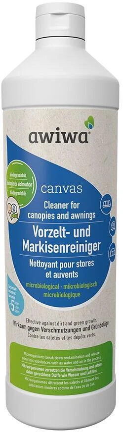 Awiwa Canvas Vorzelt- Und Markisenreiniger, 1l