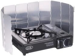 Camp4 Falt-Windschutz Für Kocher, Höhe 30cm, Aluminium