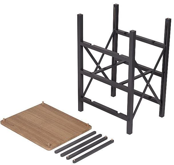 Bo-Camp Hamlets Faltschrank, Grau – Bild 4