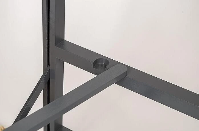 Bo-Camp Hamlets Faltschrank, Grau – Bild 8