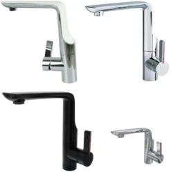 Comet Modena Einhebelmischer,Ø33mm, Nylonflexschäuche, Mikroschalter