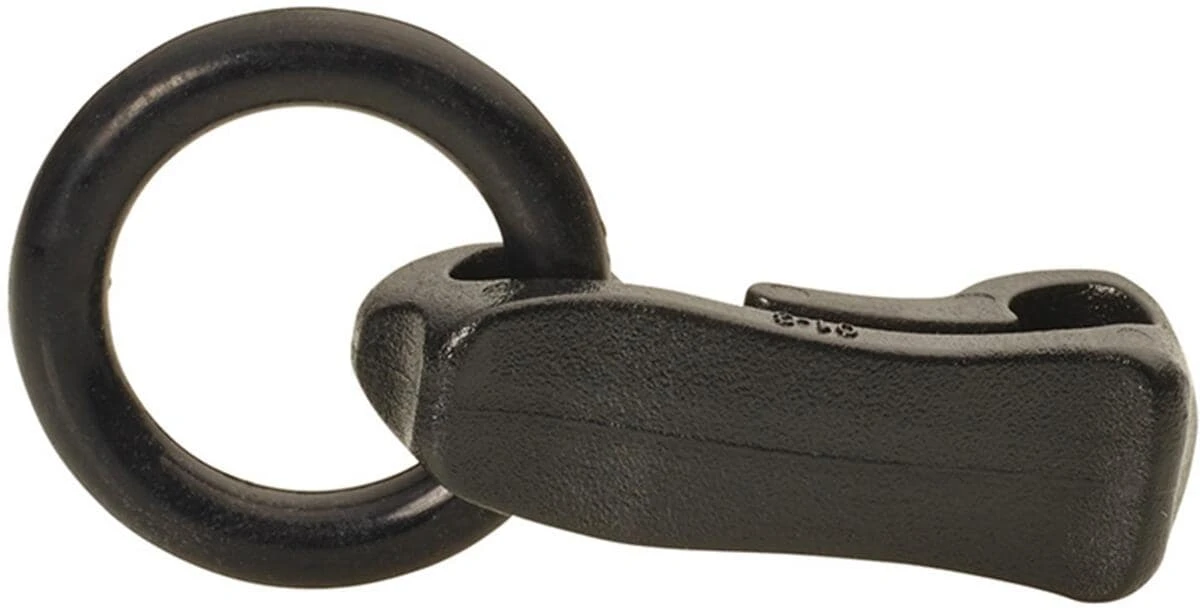 Nordisk Minihaken/Silikonring-Set, Schwarz, 15 Stück