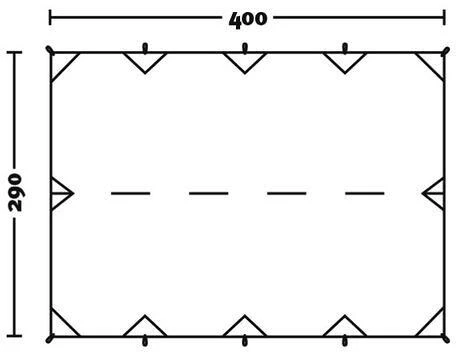 Wechsel Tarp S Zero-G, 290x400cm, Grün – Bild 7