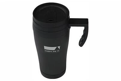 High Peak Doppelwand-Thermobecher, 420ml, Schwarz