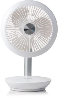 DOMO My Fan Akku Tischventilator Mit USB, Weiß