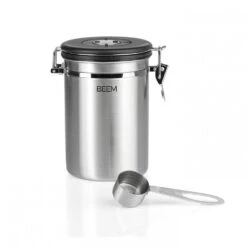 BEEM Kaffeedose Mit Dosierlöffel, Edelstahl