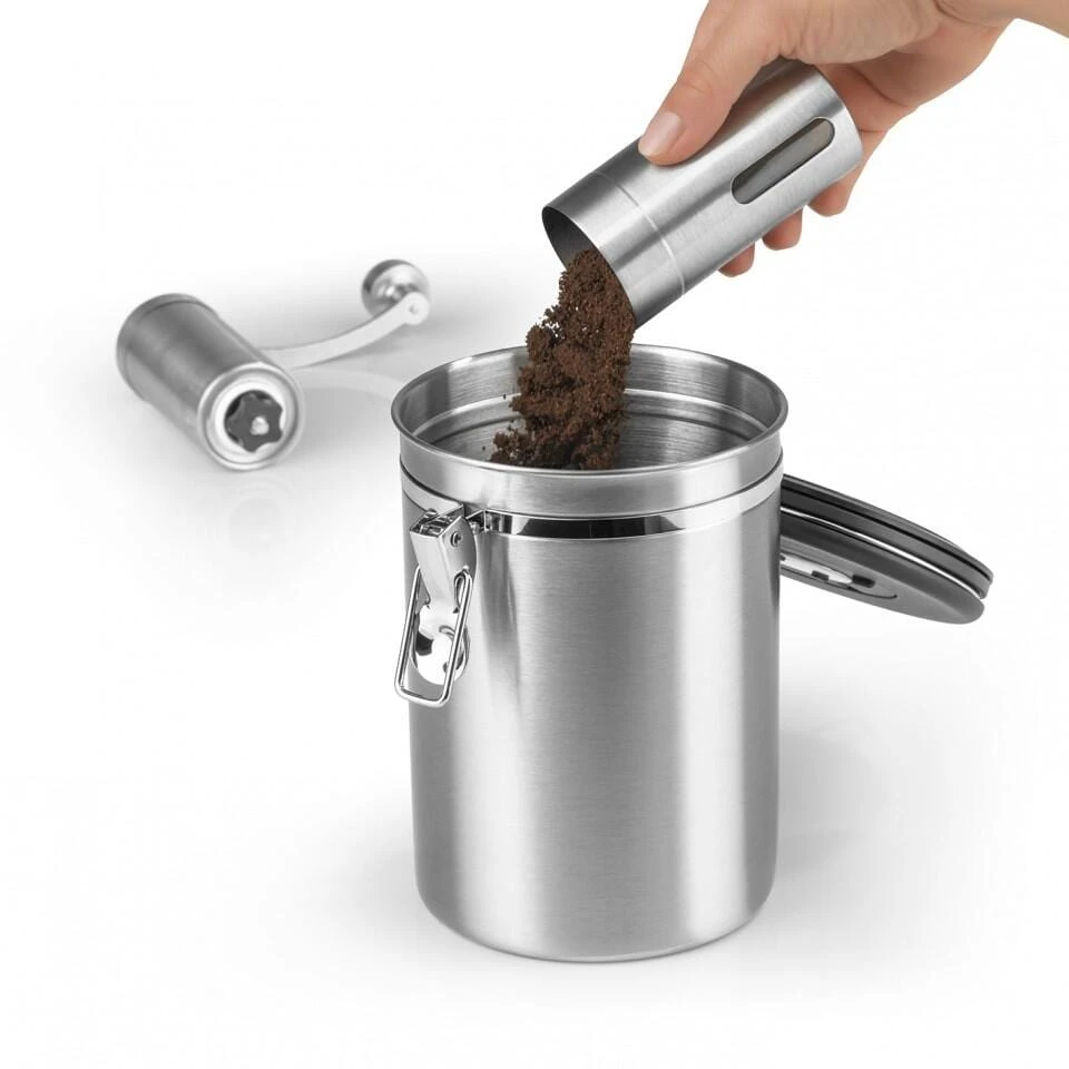 BEEM Kaffeedose Mit Dosierlöffel, Edelstahl – Bild 6