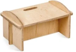 TROBOLO Kinder Toilettenhocker, Holz