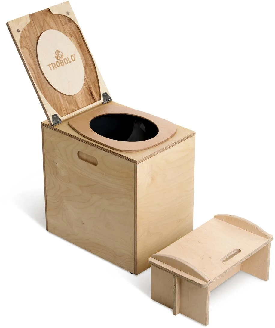 TROBOLO Kinder Toilettenhocker, Holz – Bild 5