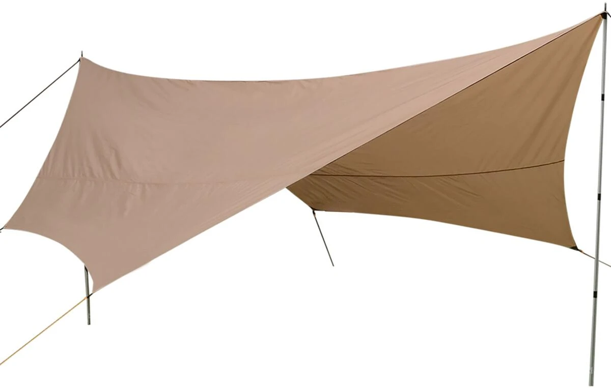 Spatz Hexawing 550 BTC Tarp, 550x550x400cm, Braun