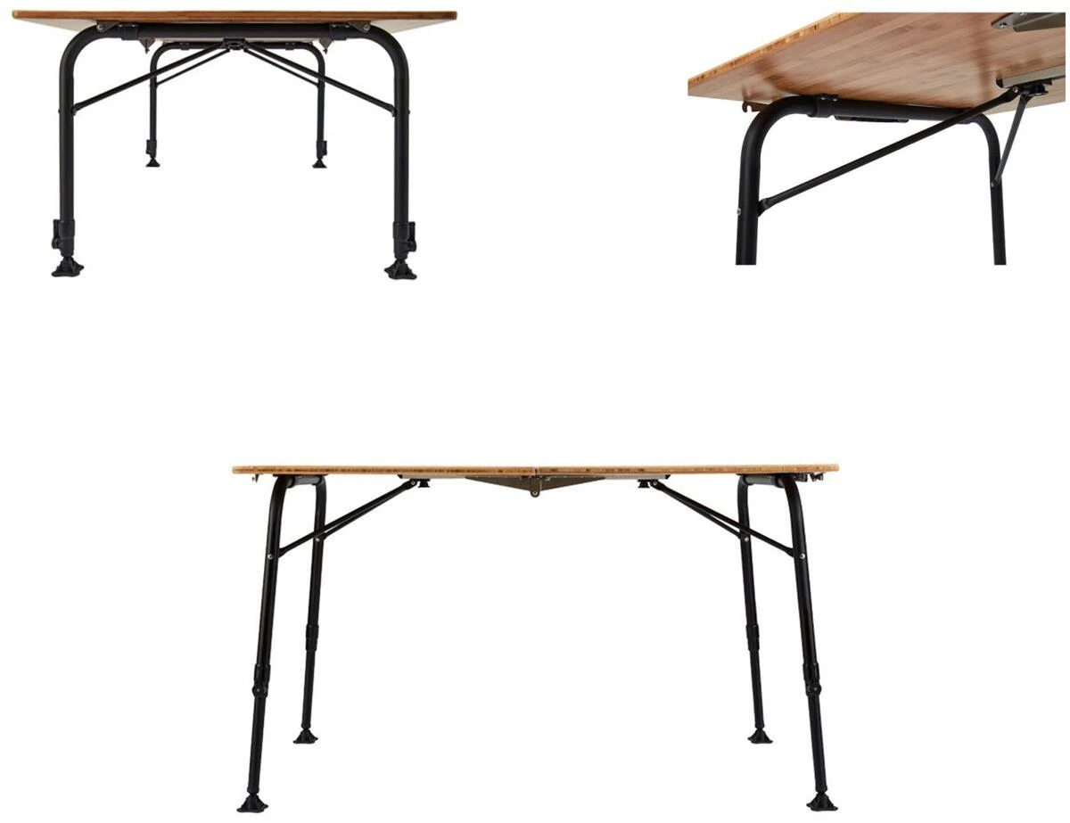 KingCamp Bamboo Deluxe Campingtisch, 120x80cm – Bild 4