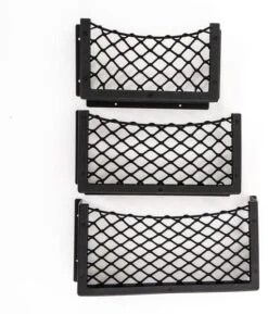 Carbest Aluminium-Ablagefach Mit Elastischem Netz