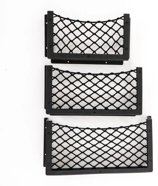 Carbest Aluminium-Ablagefach Mit Elastischem Netz